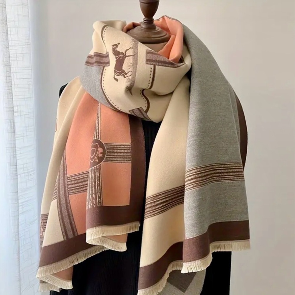 Equestrian Style Scarf NWT - Picture 6 of 7